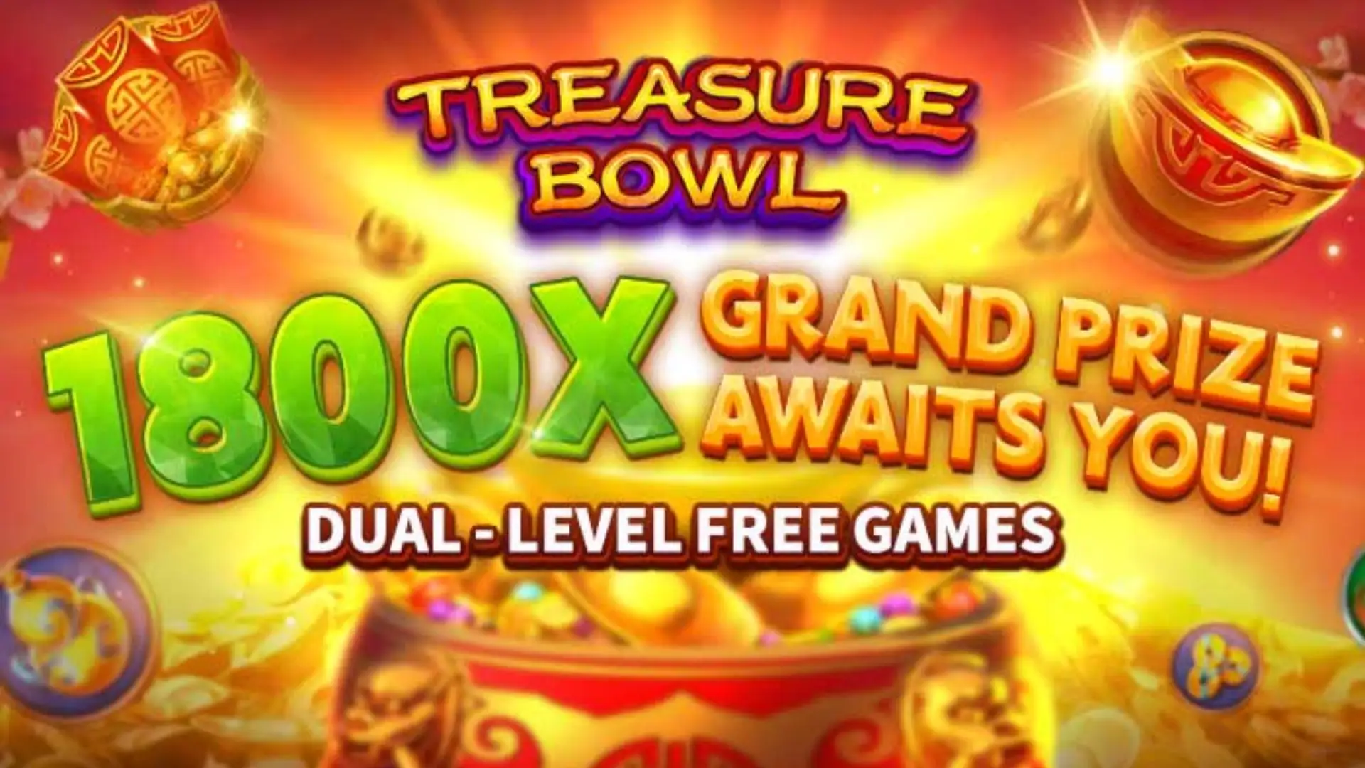 Multiplicadores Treasure Bowl 1994bet - 7777x Máximo com Tigela Dourada